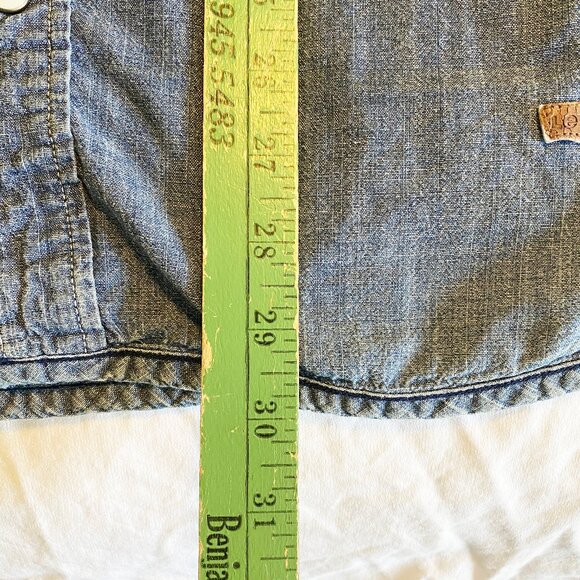 Levi's Denim Long Sleeve Snap Shirt - Picture 5 of 8